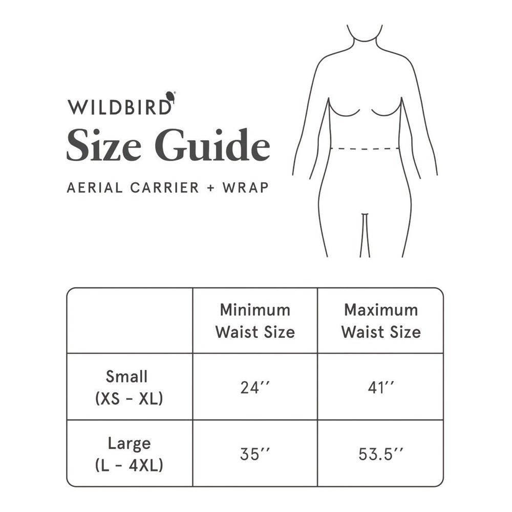Wildbird Aerial Carrier Sparrow XS-XL Adjustable Buckle Linen new without tags - Picture 7 of 7